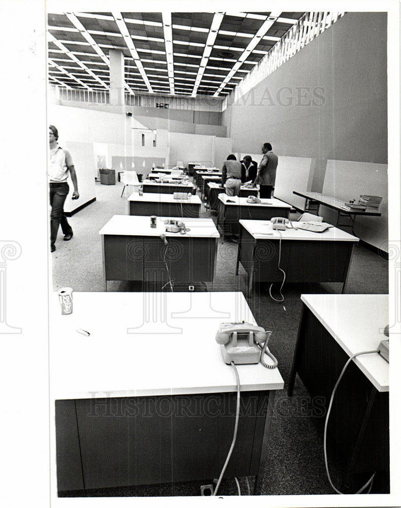 1980 Press Photo Republican National Convention - Historic Images