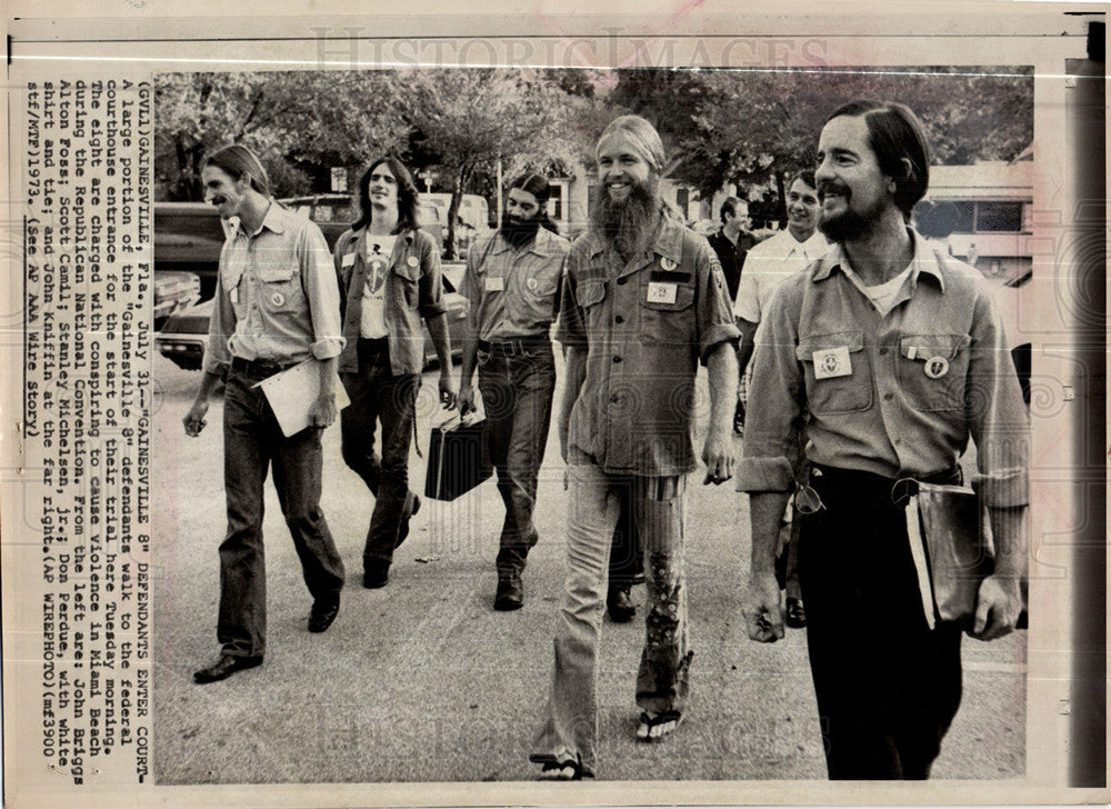 1973 Press Photo John V. Briggs California  politician - Historic Images