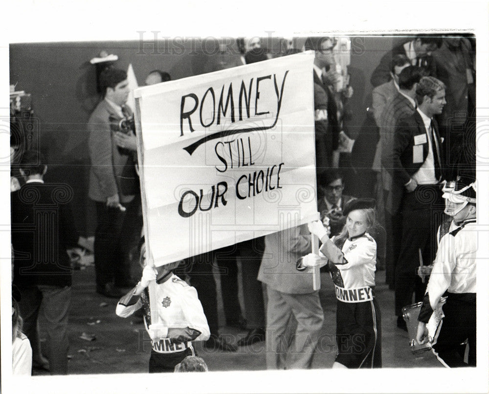 1968 Press Photo Romney, Presidential candidate,1968 - Historic Images