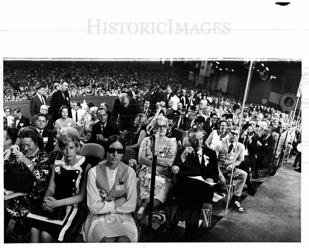 1968 Press Photo Republican National Convention 1968 - Historic Images