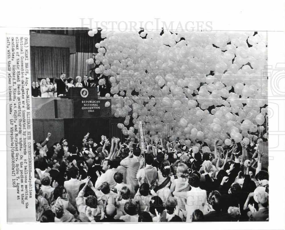 1968 Press Photo Republican National Convention 1968 - Historic Images