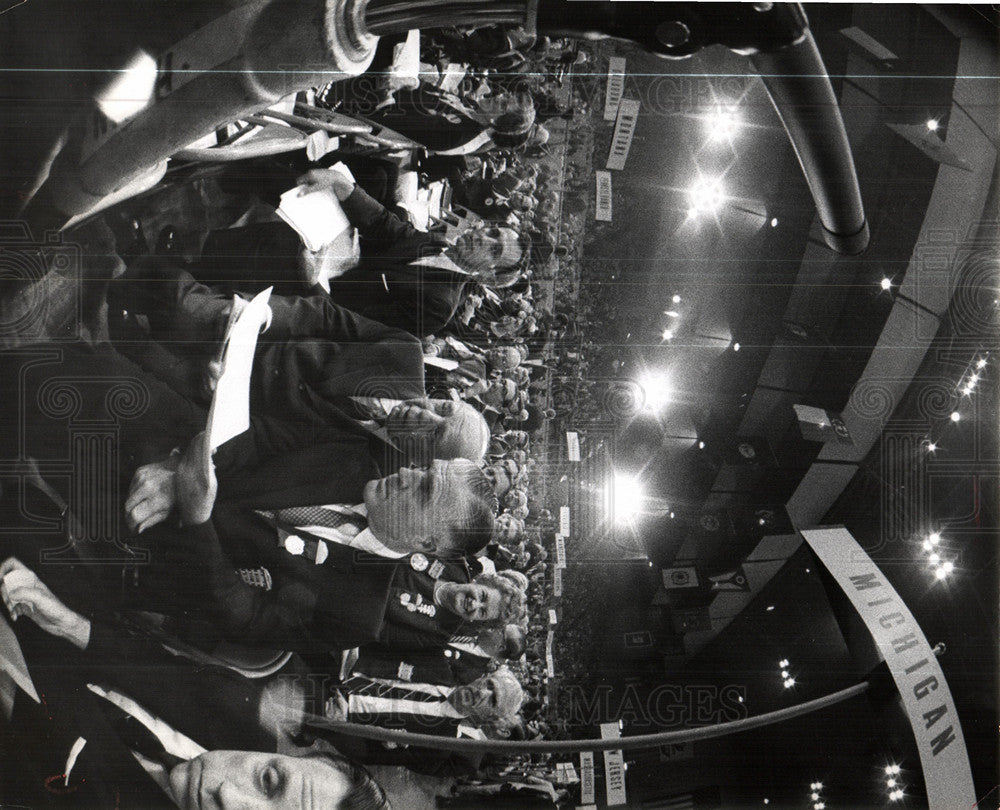 1964 Press Photo Michigan Republican Convention 1964 - Historic Images