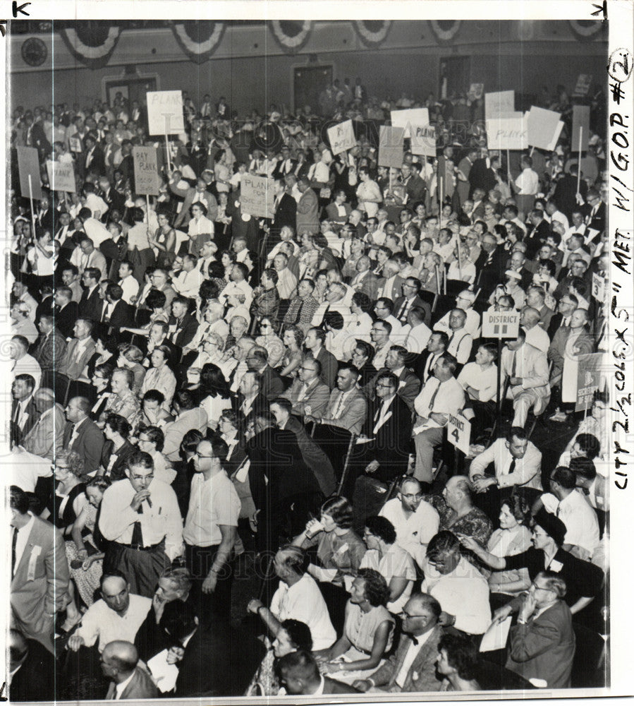 1958 Press Photo Republican State Convention G.O.P. - Historic Images