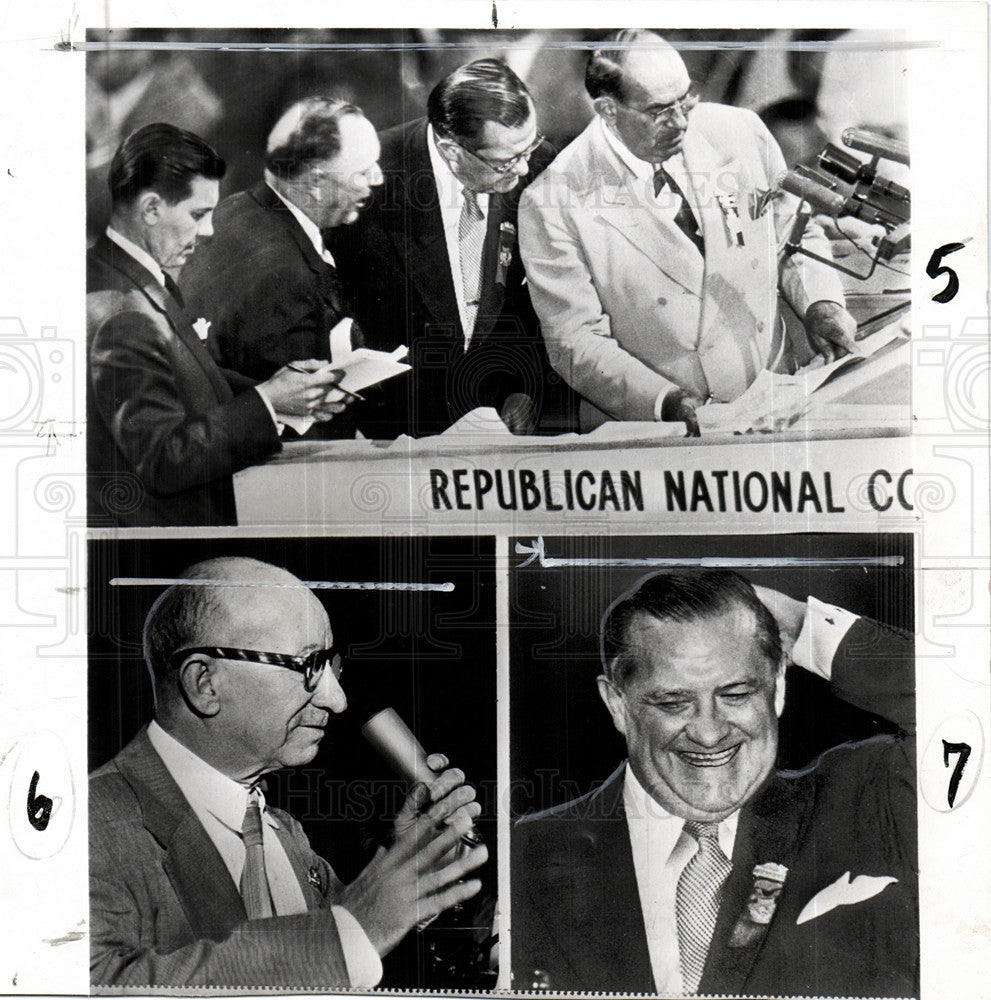 1952 Press Photo republican convention romani gop - Historic Images