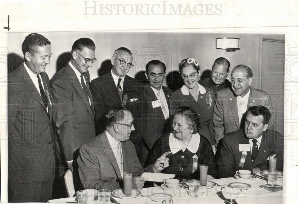 1956 Press Photo Wayne County Republican Convention - Historic Images