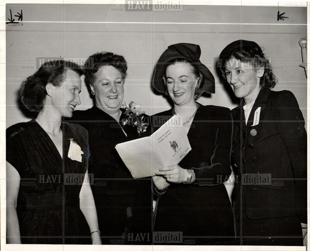 1947 Press Photo Republican Party Women's Conference - Historic Images