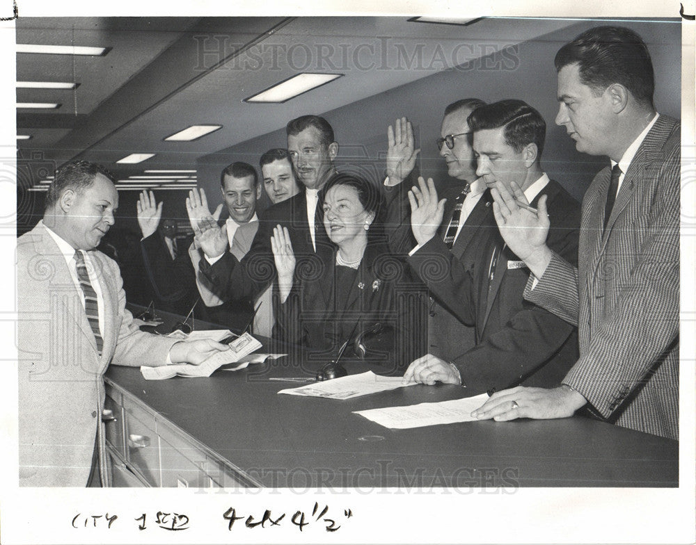 1956 Press Photo Blue Ribbon, Peter C. Buback - Historic Images