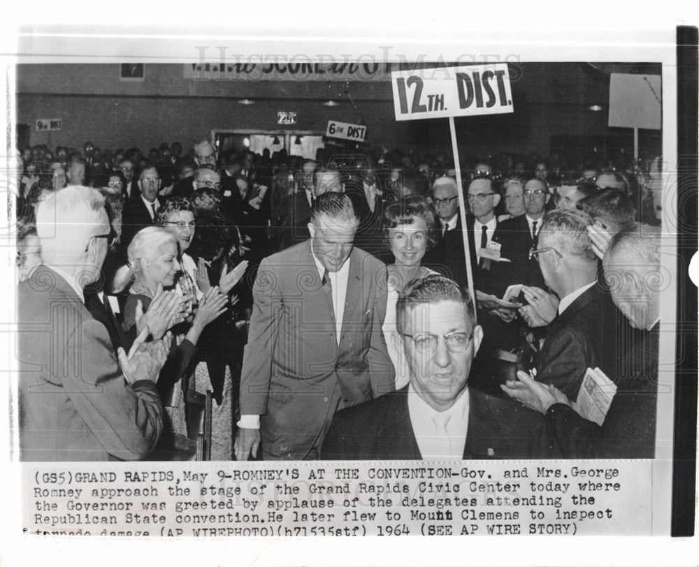 1964 Press Photo Republican National Convention USA - Historic Images