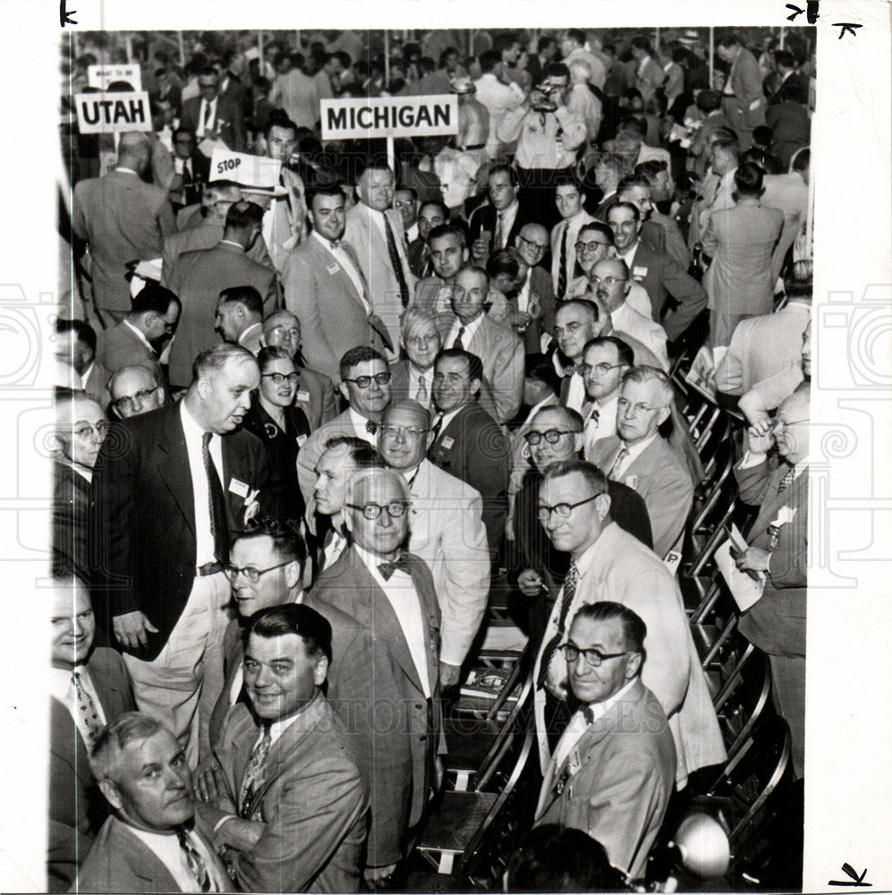 1952 Press Photo Republican National Convention 1953 - Historic Images