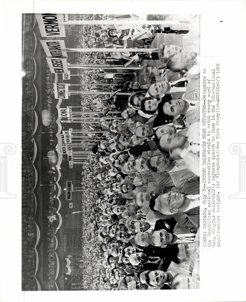 1952 Press Photo Republican convention - Historic Images