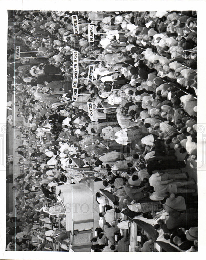 1952 Press Photo Republican National Convention USA - Historic Images