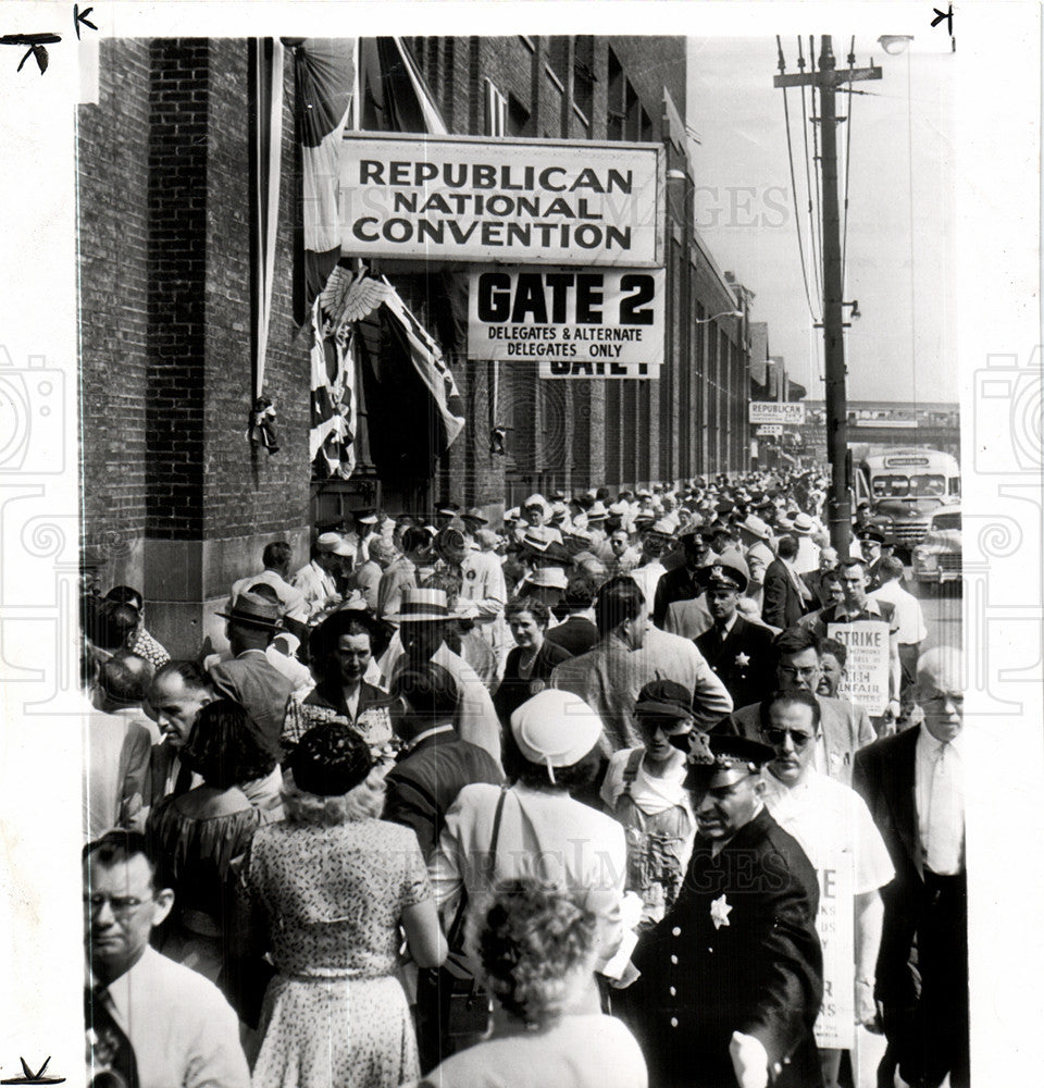 1952 Press Photo Republican convention - Historic Images