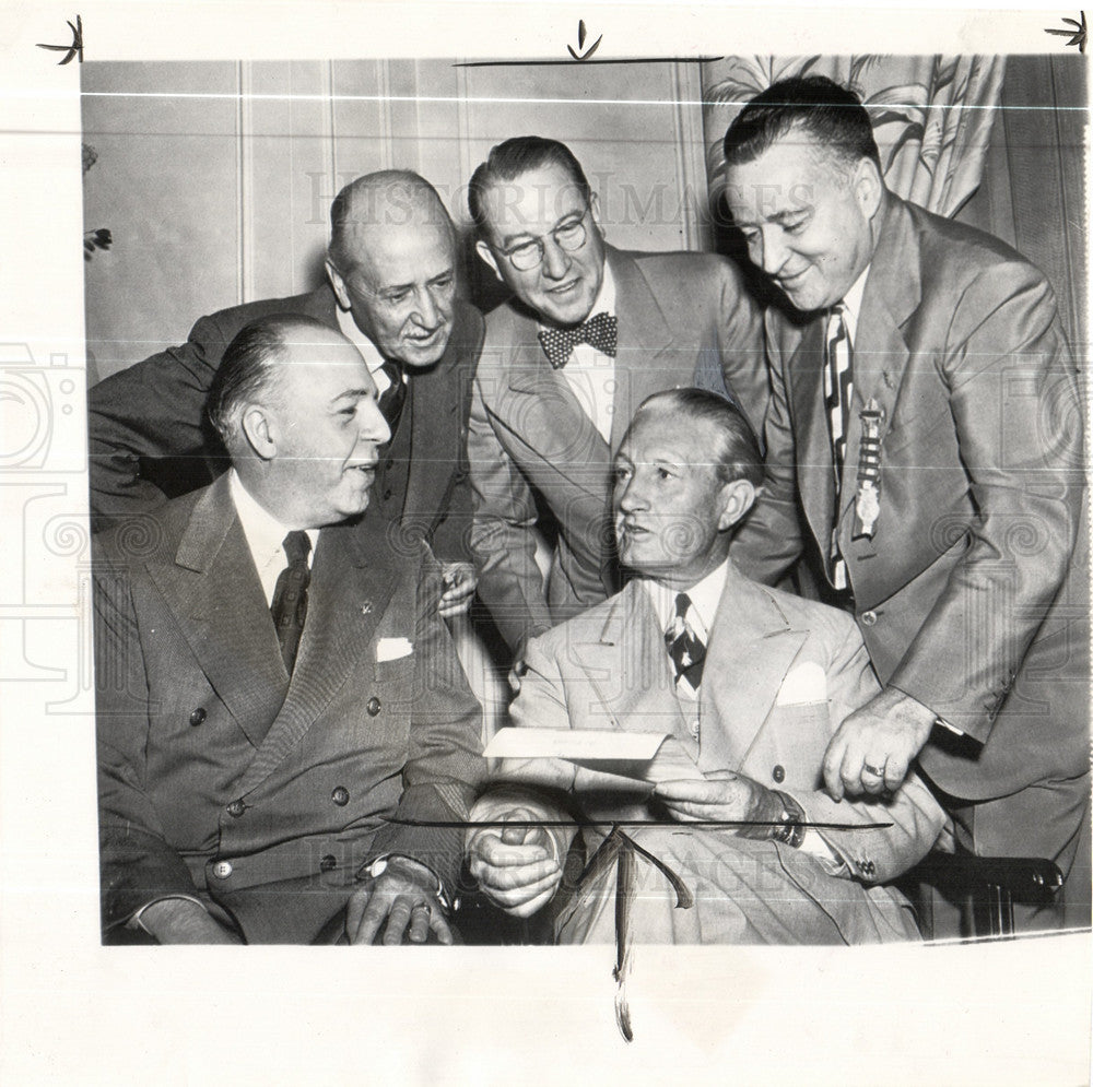 1948 Press Photo Sigler Brucker Walker Larry Arthur - Historic Images