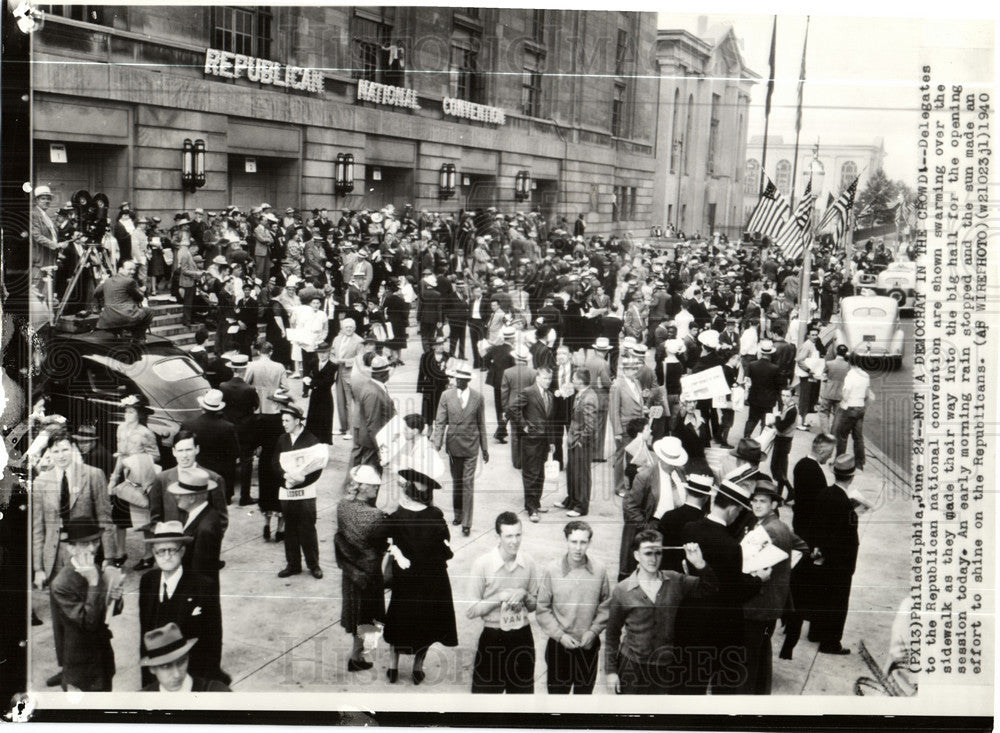 1940 Press Photo Republican National convention 1940 - Historic Images