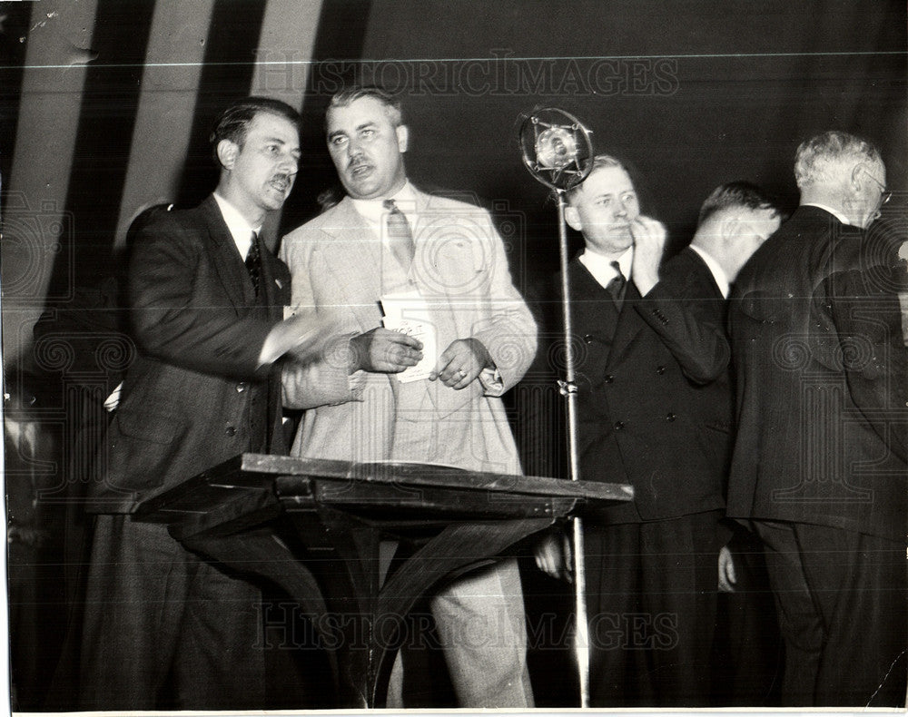 Press Photo Roscoe Conklin Fitch Judge Heggbloom - Historic Images