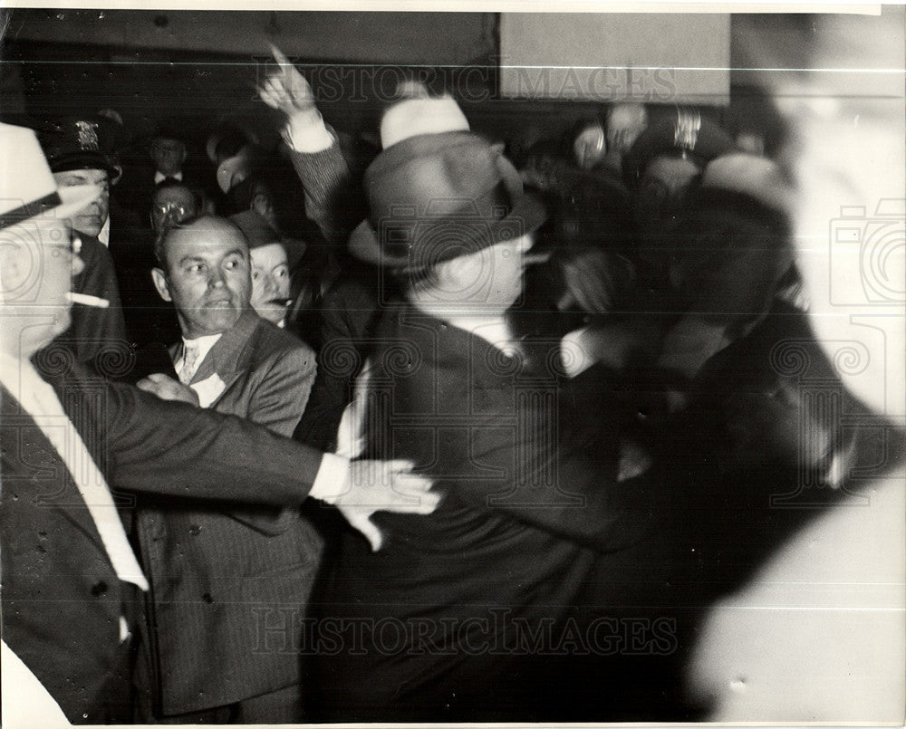 Press Photo Rep County convention pushing - Historic Images