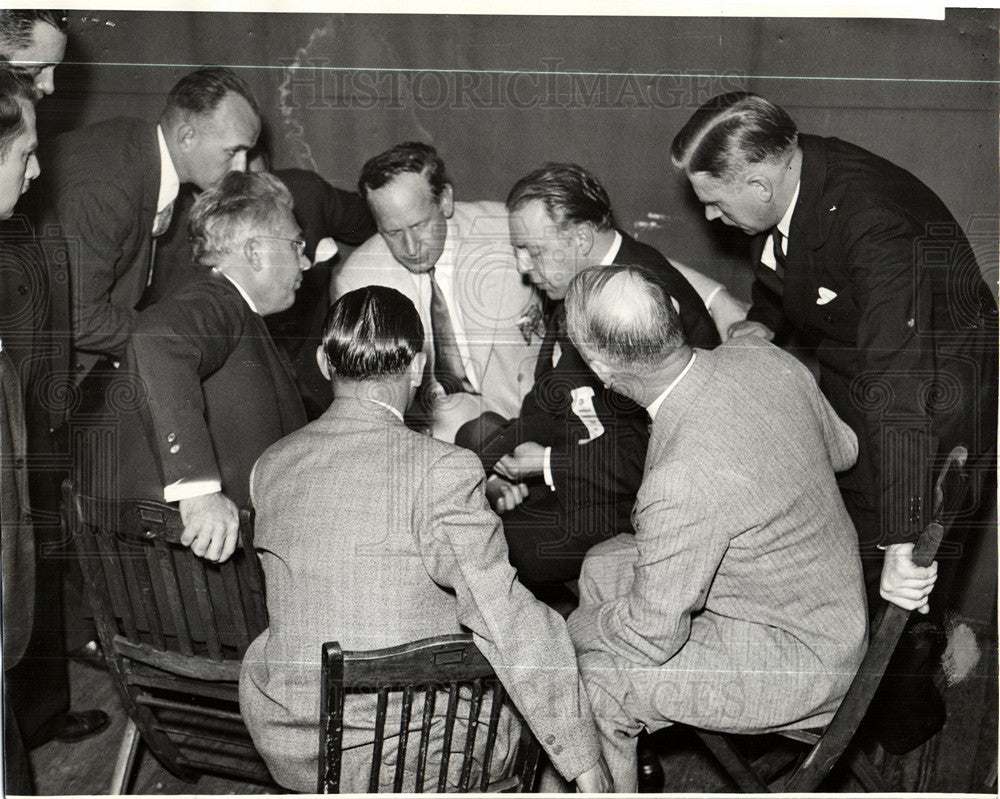 Press Photo Kenneth Stevens Rep county convention - Historic Images