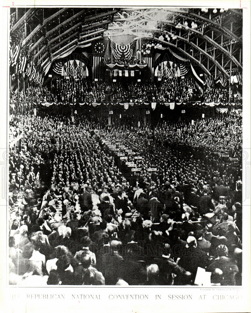 1980 Press Photo Republican National Convention - Historic Images