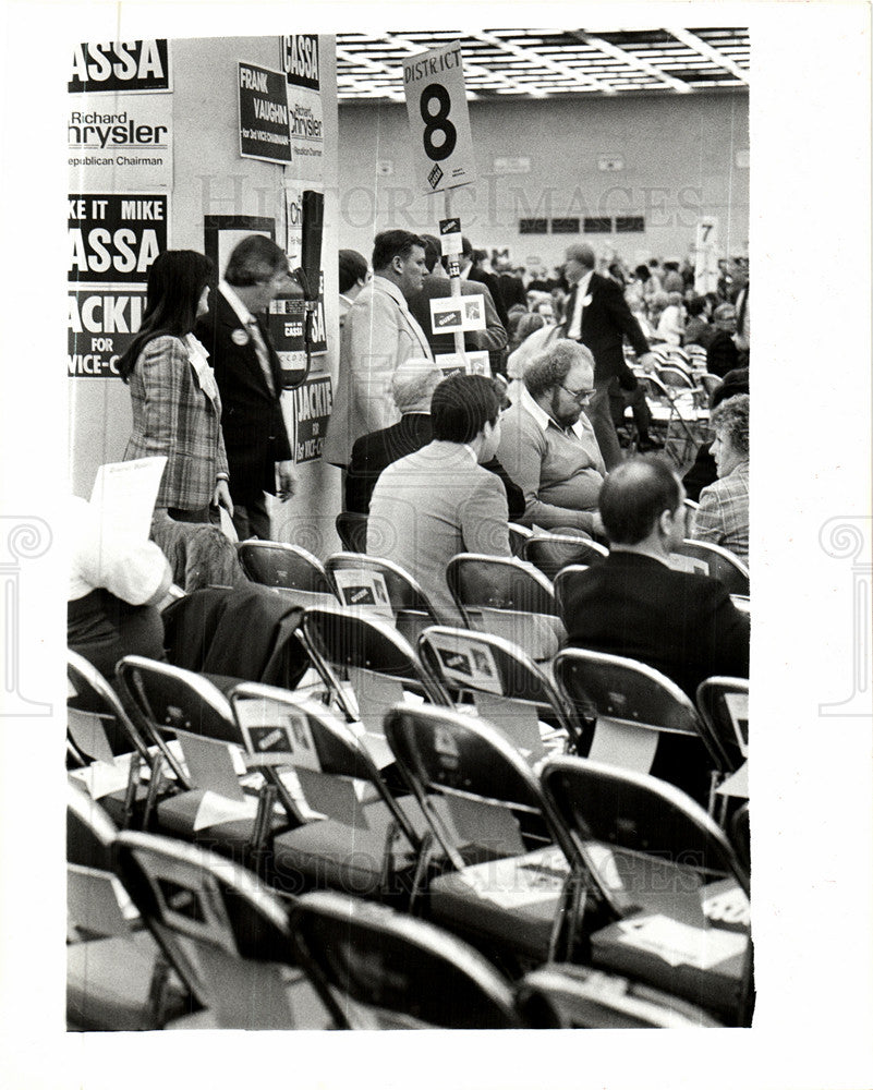 1983 Press Photo Republican Party Conservatives - Historic Images