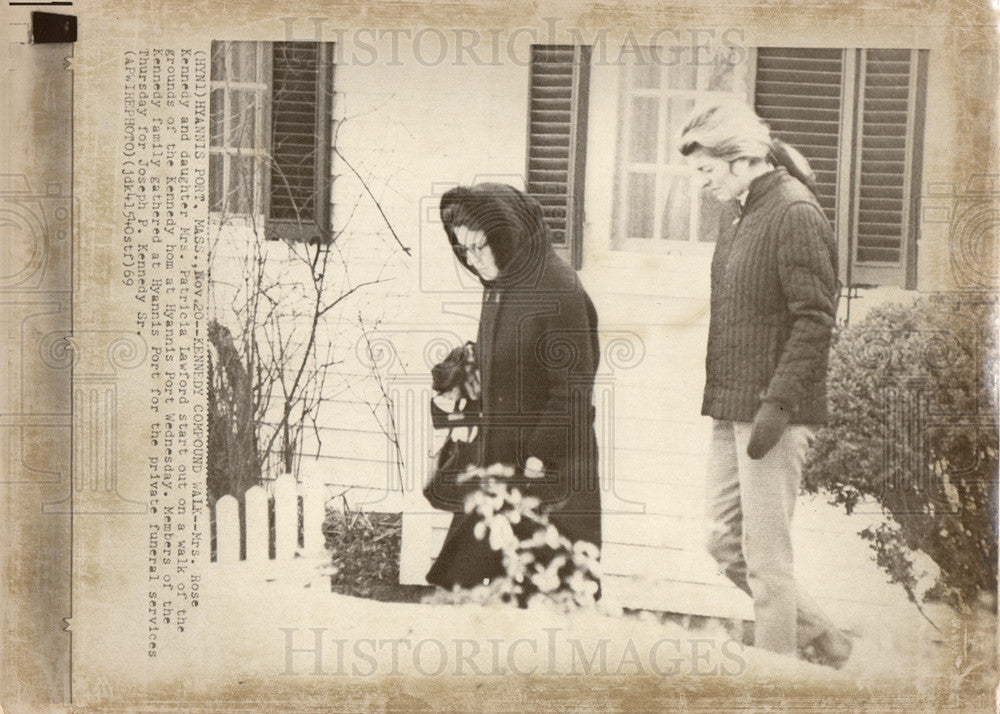 1969 Press Photo Rose Kennedy Mother Democratic Boston - Historic Images