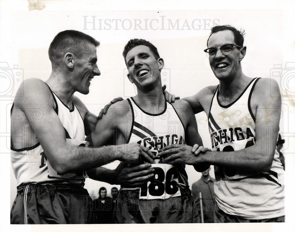 1956 Press Photo Henry Kennedy Michigan State College - Historic Images