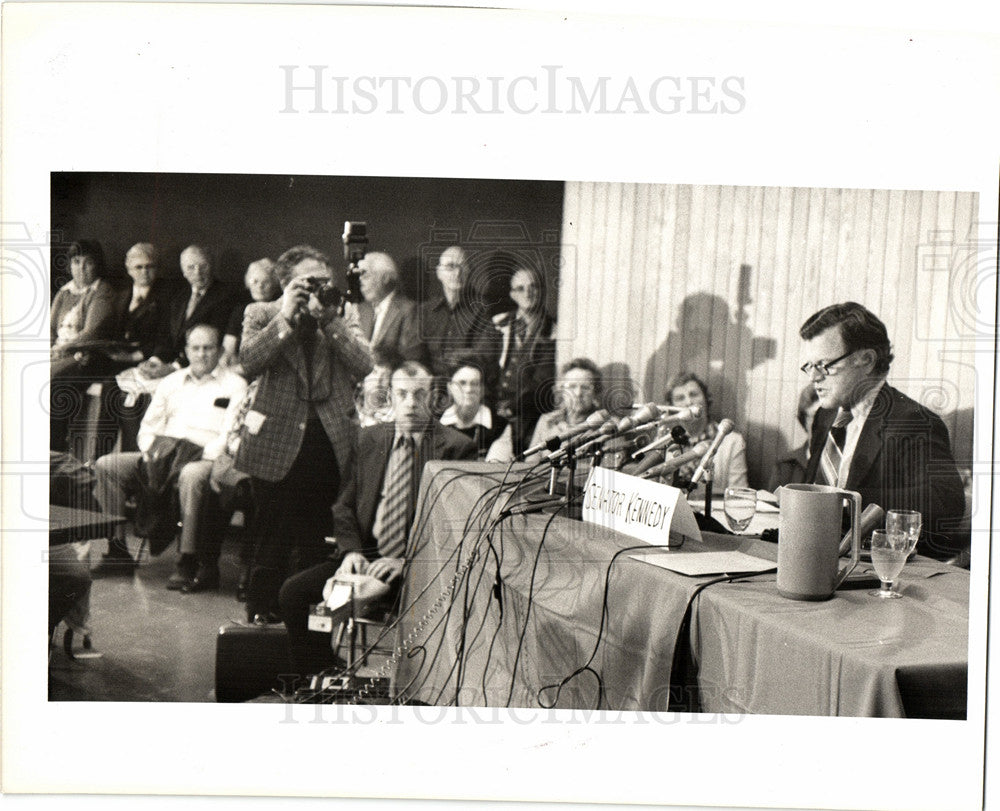 1978 Press Photo Ted Kennedy Senator Democratic Party - Historic Images