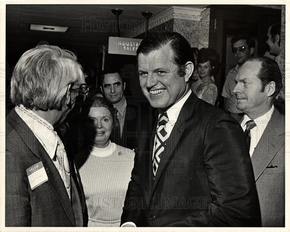 1972 Press Photo Senator Edward Kennedy Democratic - Historic Images