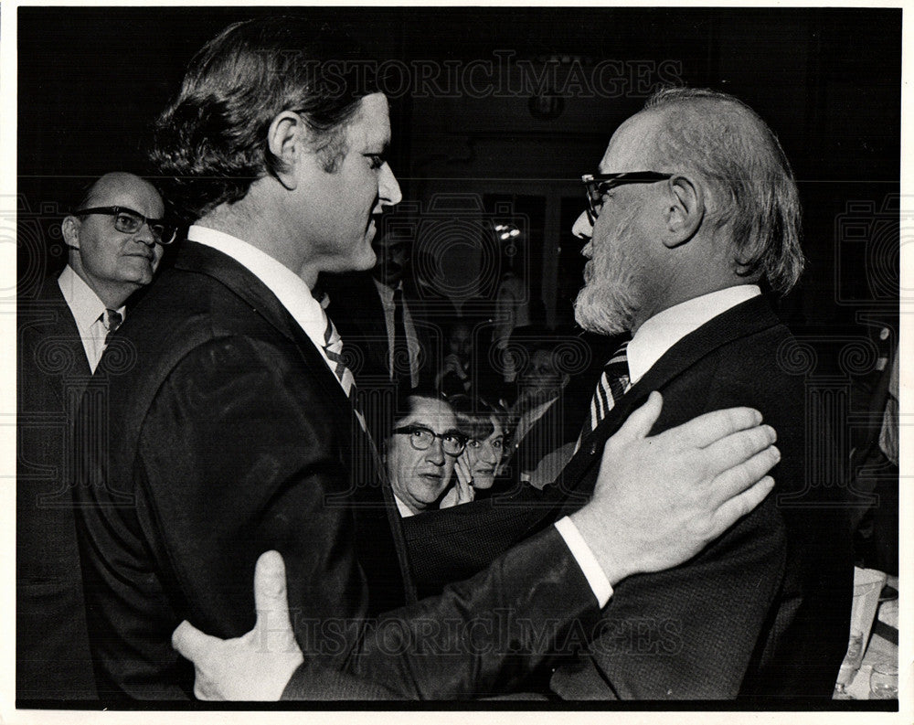 1972 Press Photo Sen. Ted Kennedy   Victor G. Reuther - Historic Images