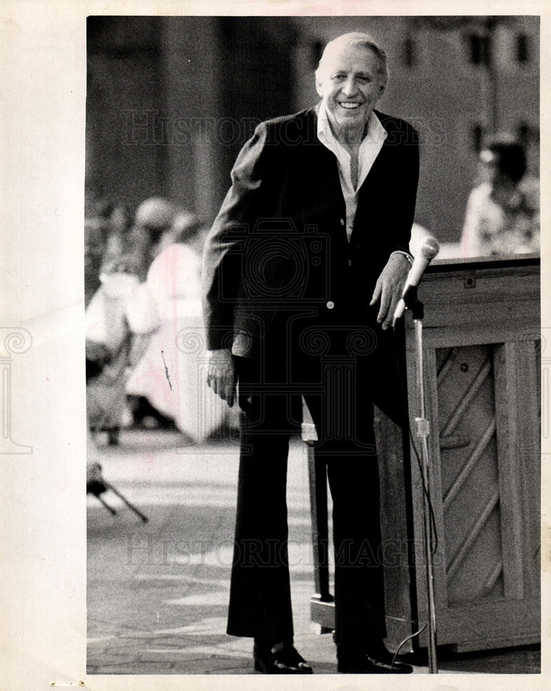 1974 Press Photo Stan Kenton big band music jazz piano - Historic Images