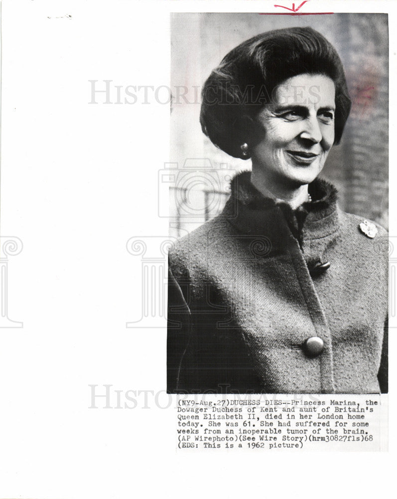 1968 Press Photo duchess marina - Historic Images