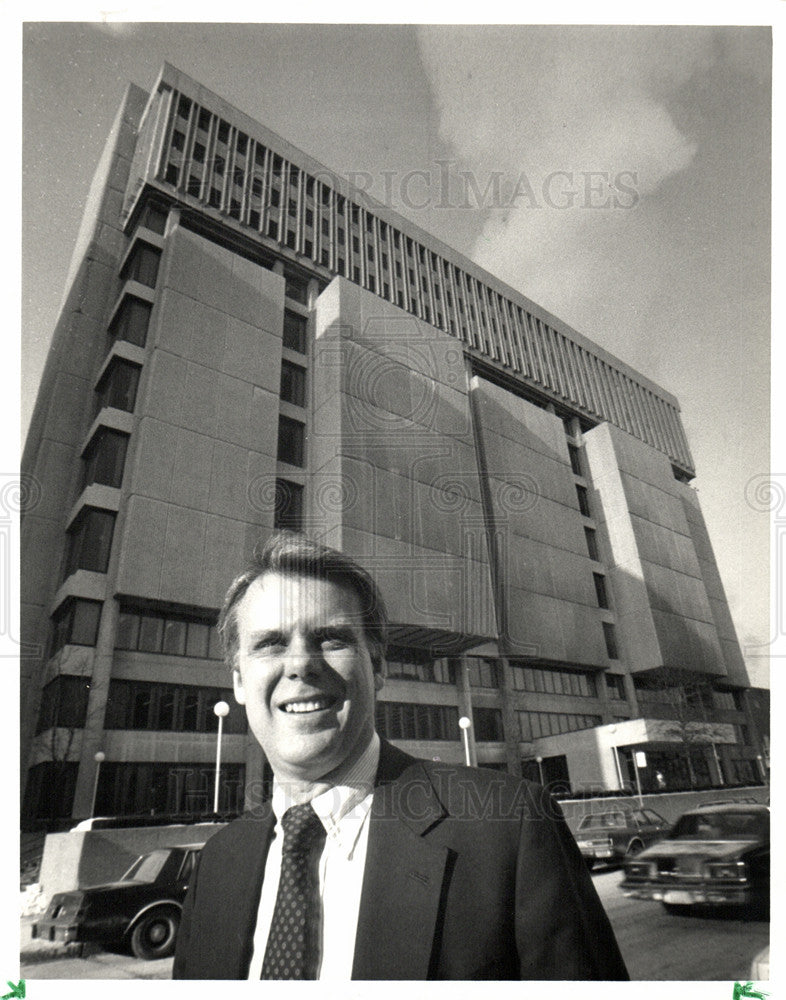 1988 Press Photo Timothy Kenny Wayne County prosecutor - Historic Images