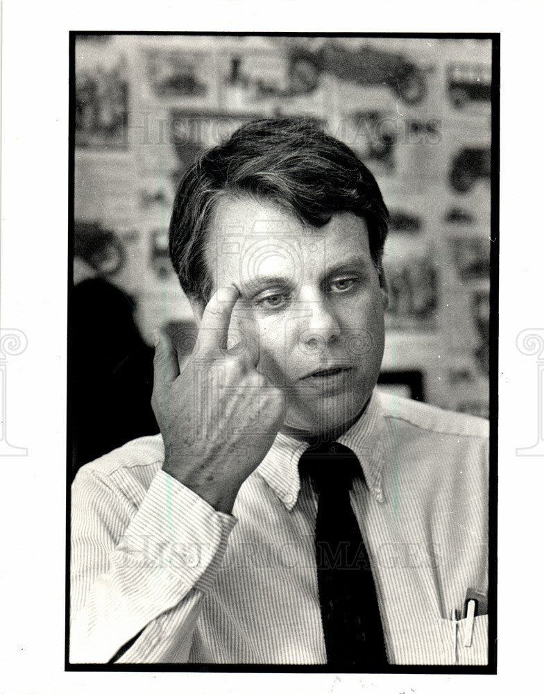 1987 Press Photo Timothy kenny Prosecutor - Historic Images