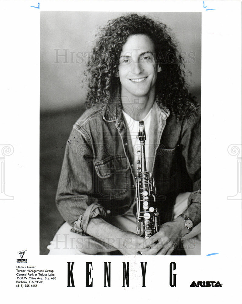 1994 Press Photo Kenny G smooth jazz saxophonist - Historic Images