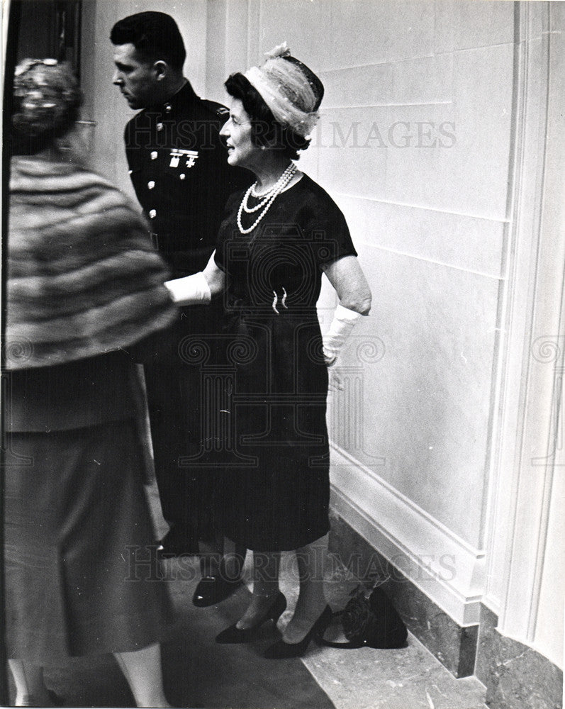 1961 Press Photo Mrs. Joseph P. Kennedy - Historic Images