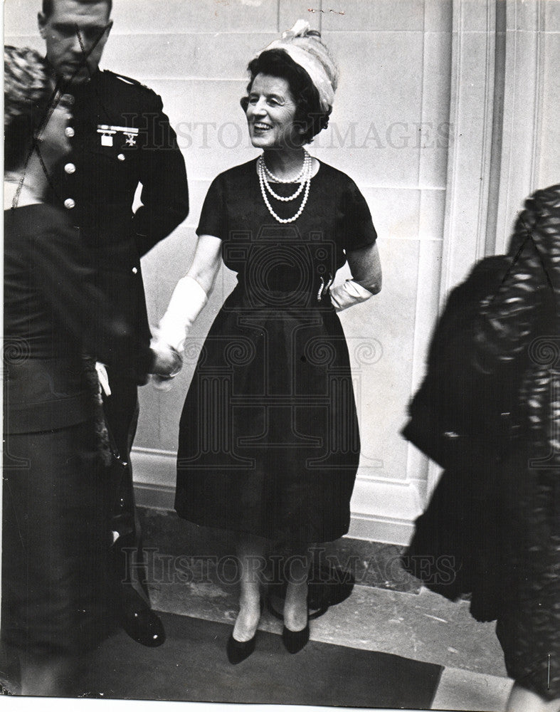1961 Press Photo Rose Kennedy Mrs Joe Kennedy - Historic Images