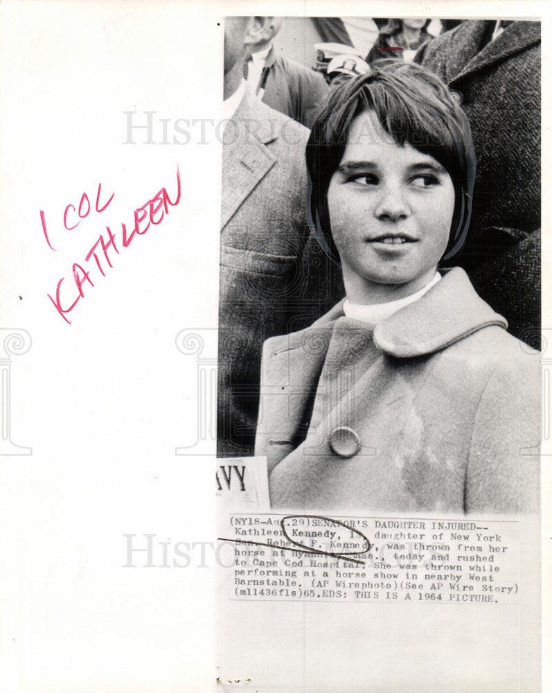 1965 Press Photo Kathleen Kennedy - Historic Images