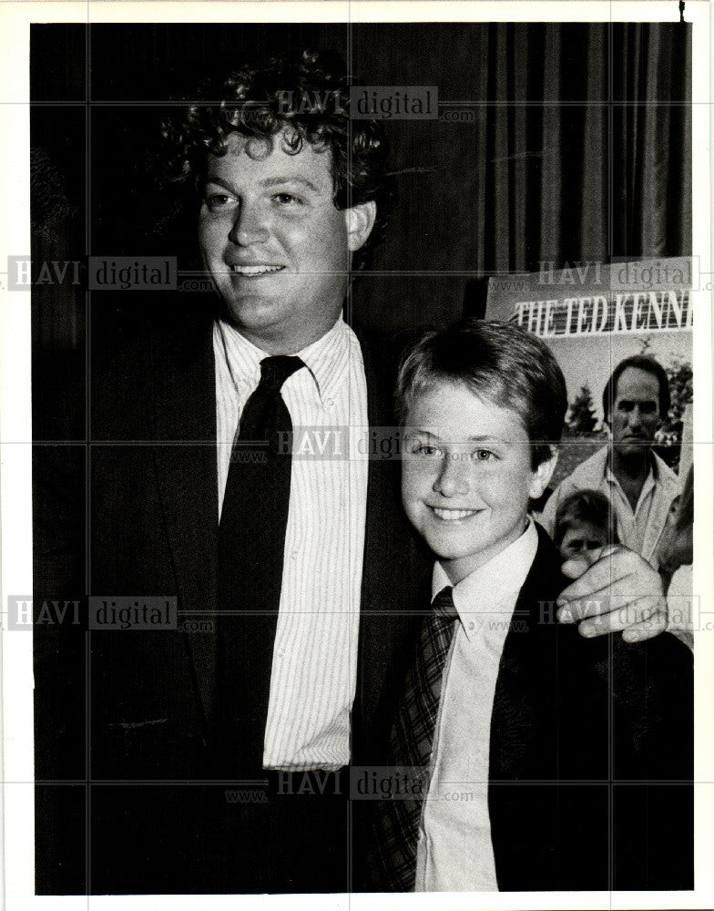 1986 Press Photo Ted Kennedy Jr. Meets Kimber Shoop - Historic Images