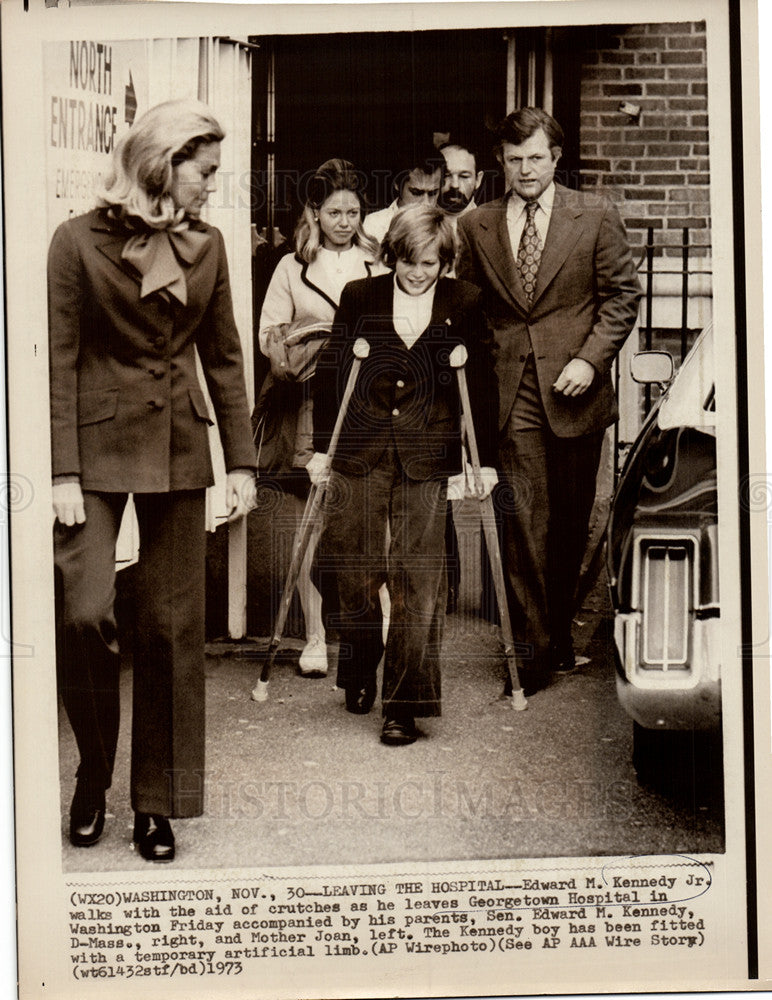 1973 Press Photo Edward M.Kennedy, Jr entrepreneur - Historic Images