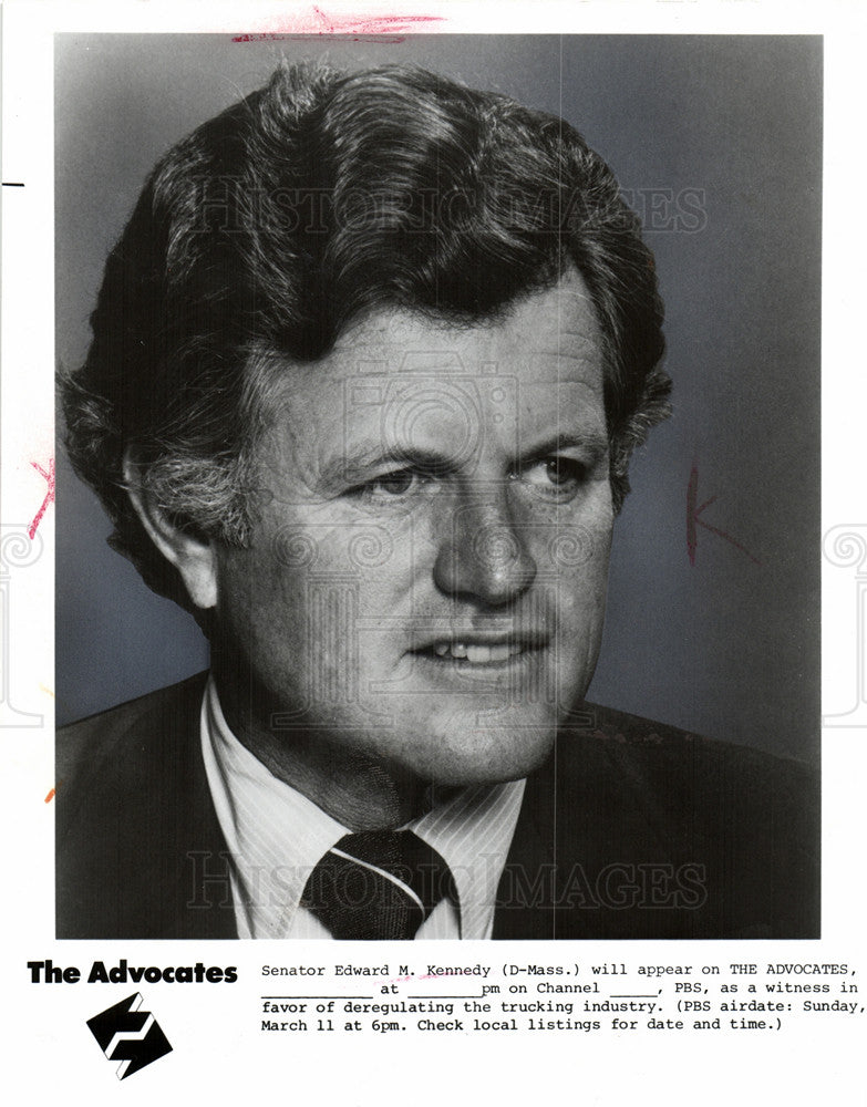 1979 Press Photo Edward M. Kennedy U.S. Senator - Historic Images