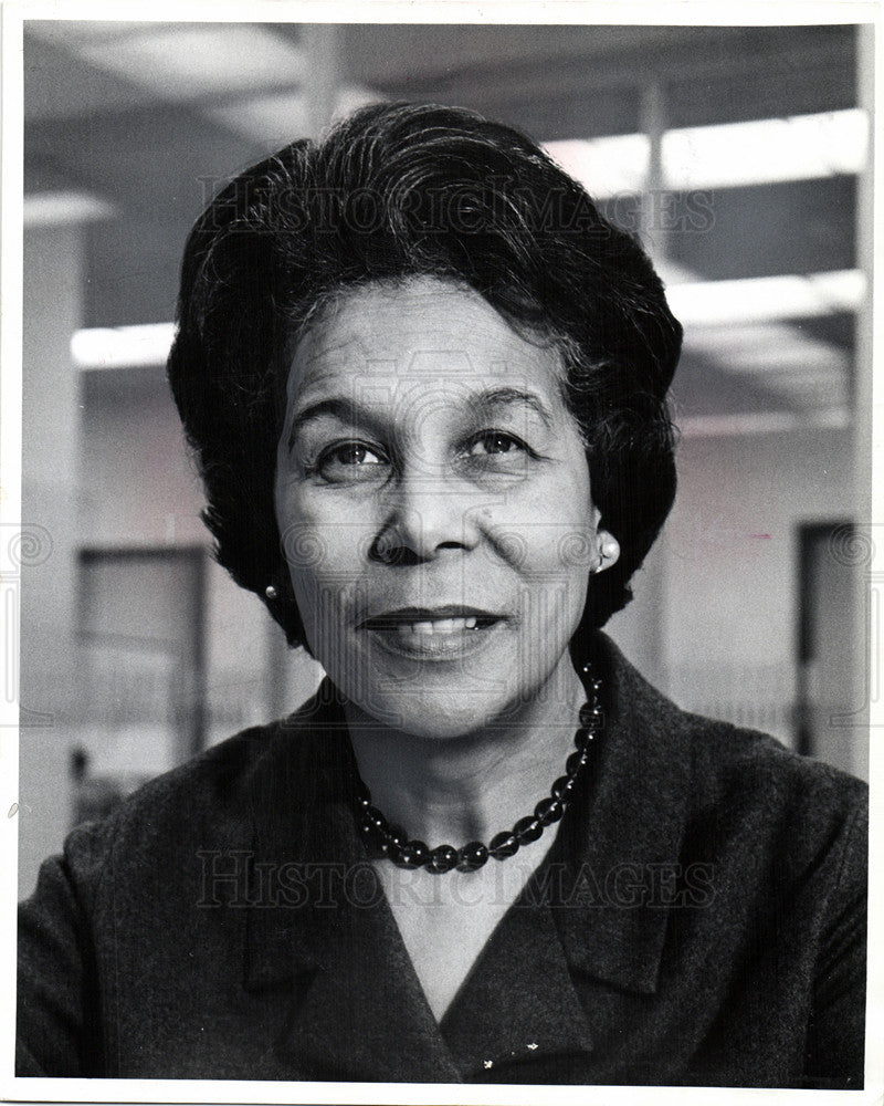 1972 Press Photo Clara S. Jones, Detroit&#39;s librarian - Historic Images