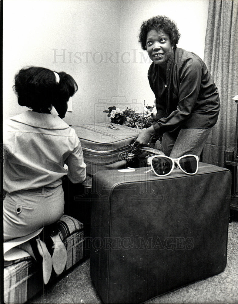 1981 Press Photo Kari Jones Mrs Charles Jones - Historic Images