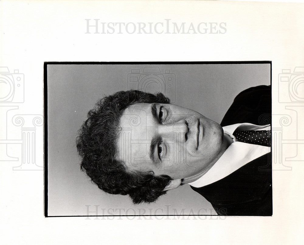 1973 Press Photo Larry Tolidon Free Prees Editor - Historic Images