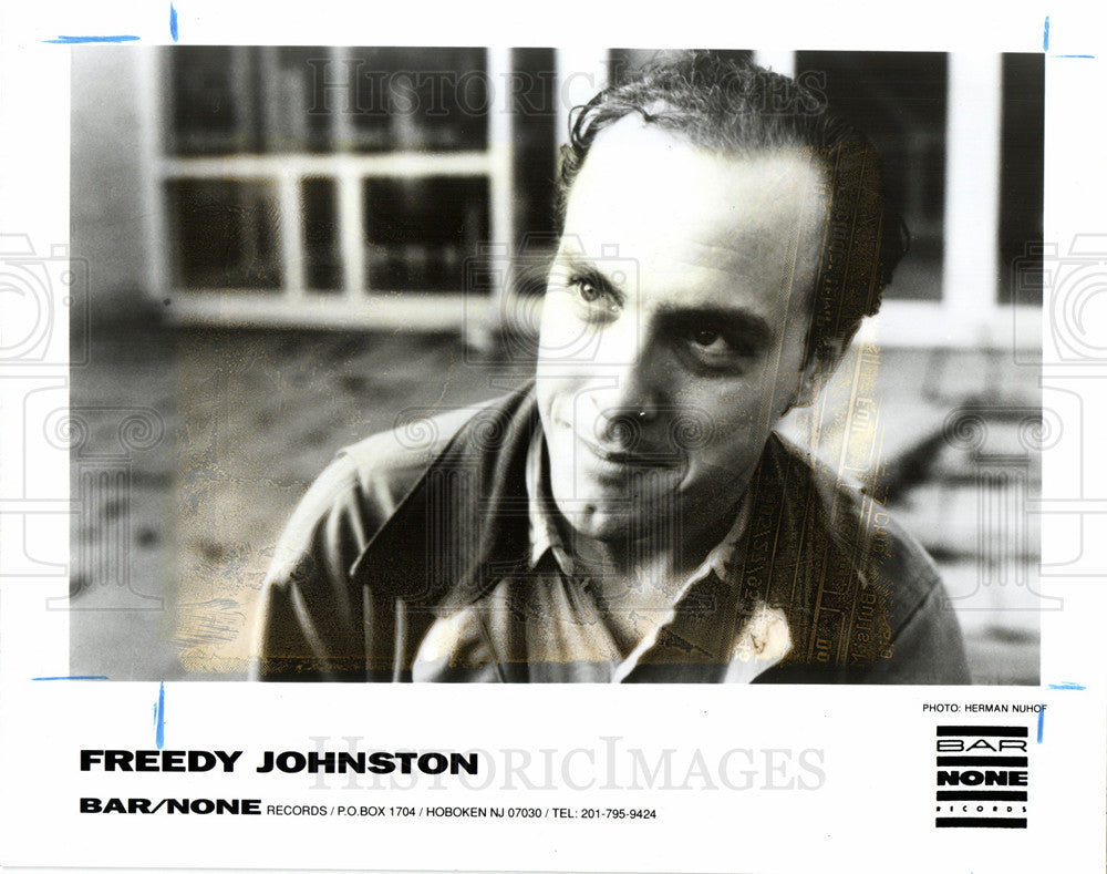 1993 Press Photo Freedy Johnston singer-songwriter - Historic Images