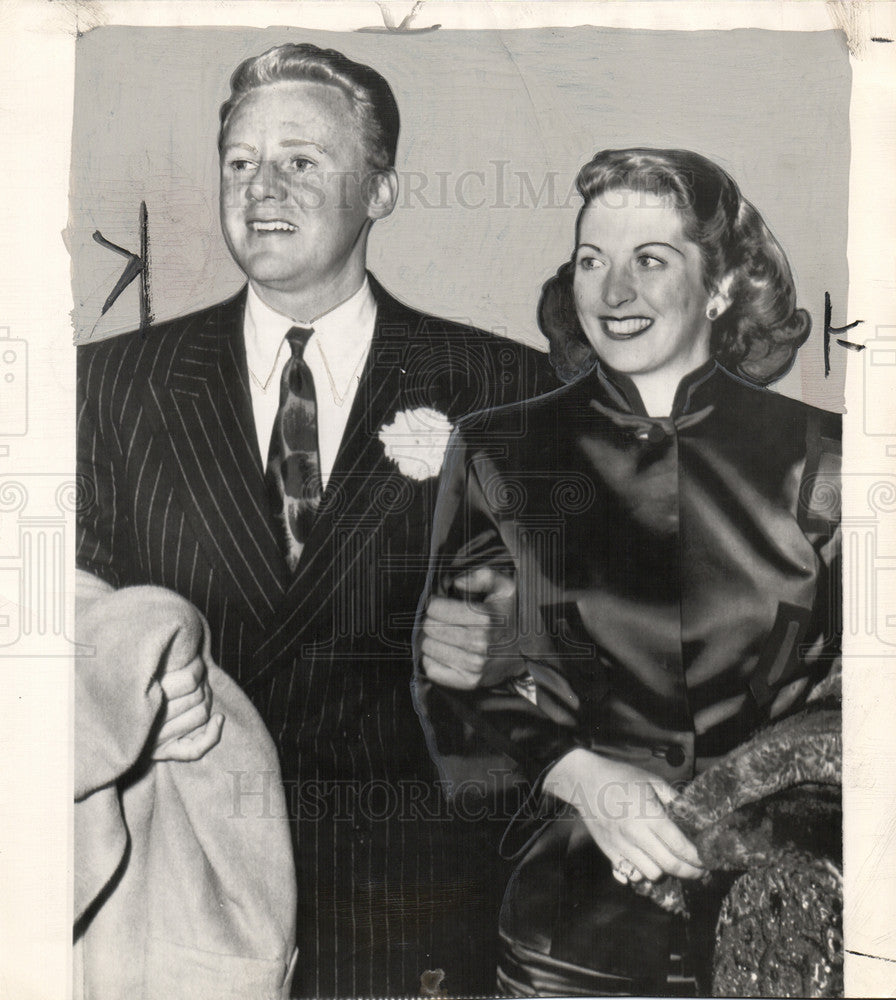 1947 Press Photo Ian Johnson Family - Historic Images