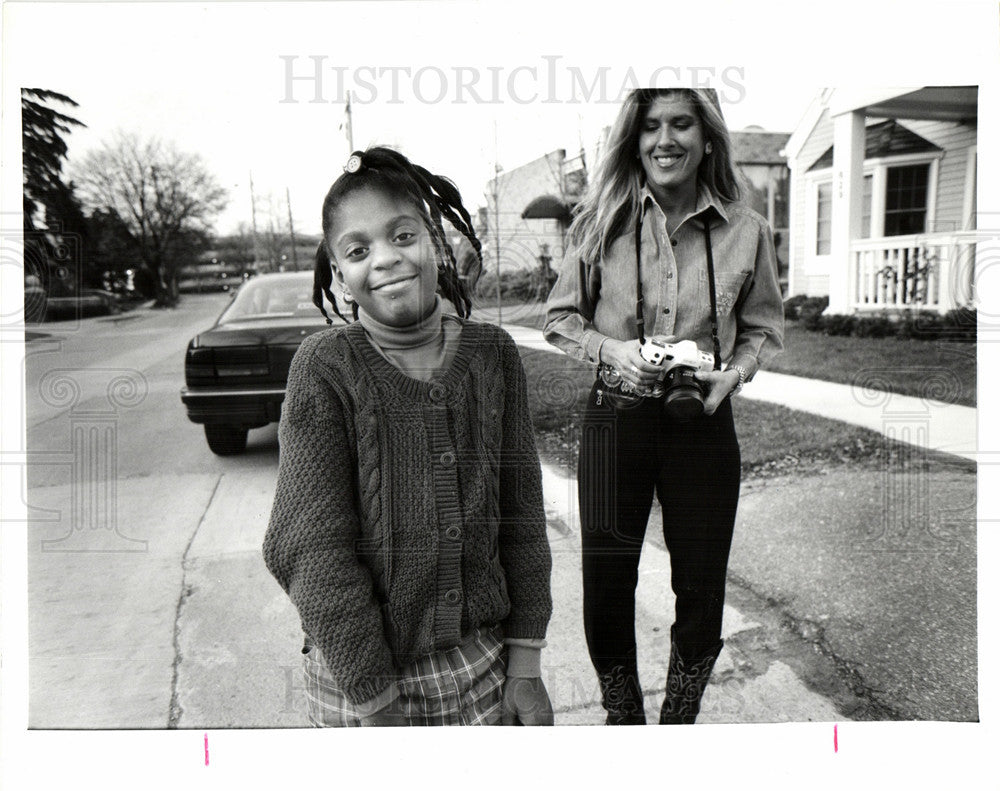 1992 Press Photo Sanique Johnson Linda Solomon Alaine - Historic Images