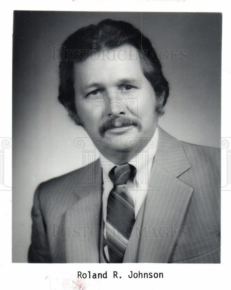 1981 Press Photo Roland Johnson Freuhaut Corp. manager - Historic Images