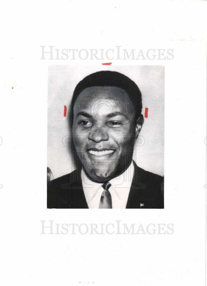 1964 Press Photo Rafer Johnson American decathlete - Historic Images