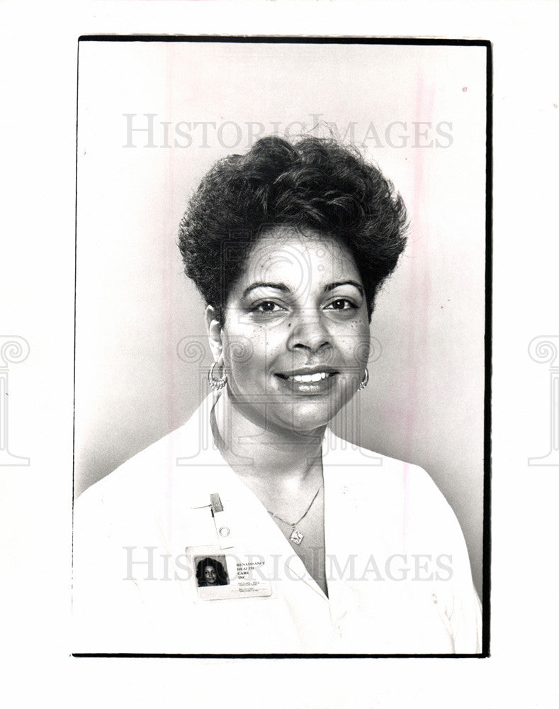 1989 Press Photo community health nurse myla johnson - Historic Images