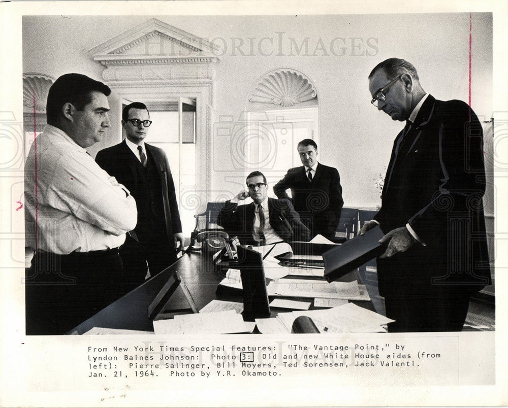 1964 Press Photo Lyndon B.Johnson President USA - Historic Images