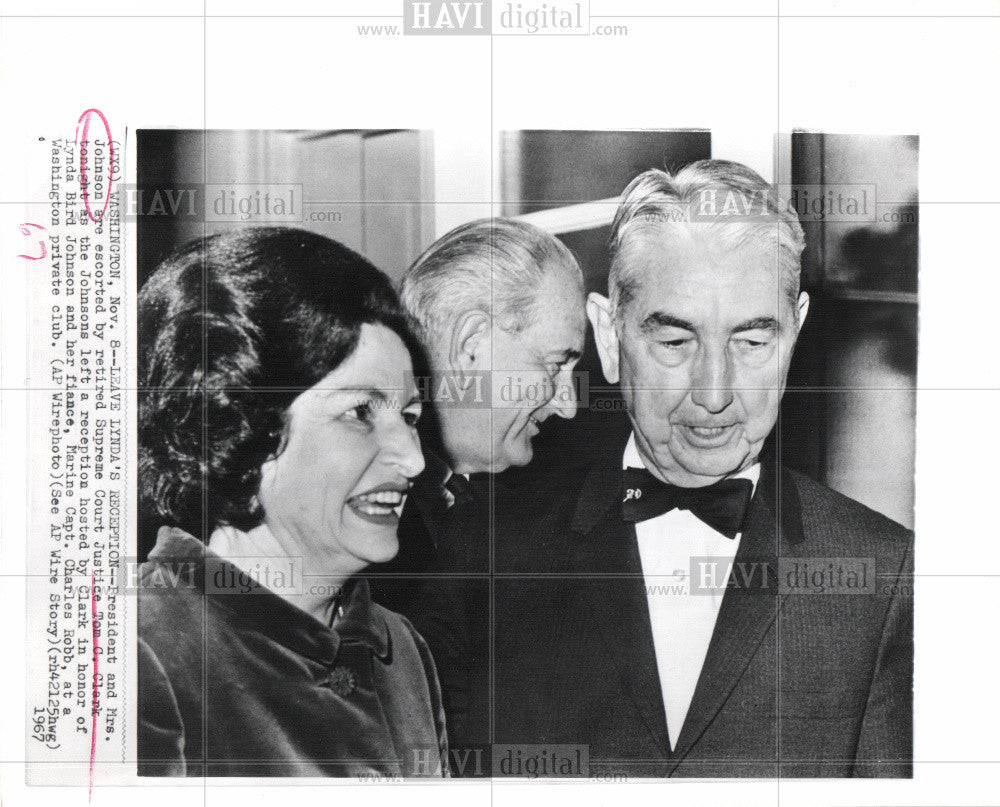 Press Photo Mrs.Lyndon B. Johnson lady bird 4 - Historic Images